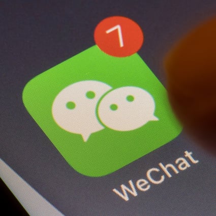 The icon for WeChat, the multi-purpose social media app that is ubiquitous in mainland China. Photo: Shutterstock
