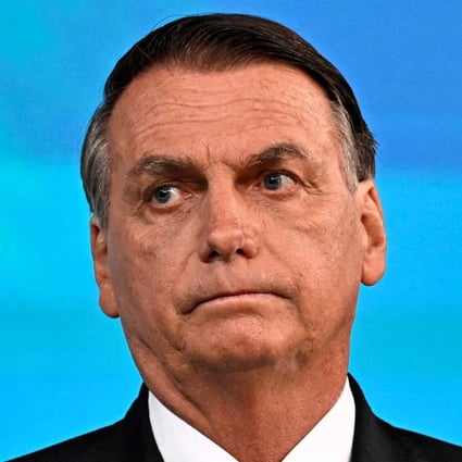 Brazilian President Jair Bolsonaro is seen before the start of the television debate at the Globo TV studio in Rio de Janeiro in October 2022. Photo: AFP