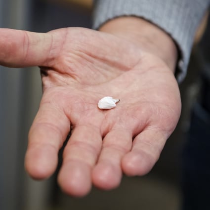 A small package of crack cocaine. Getting cocaine in many of Europe’s big cities is now as easy as ordering a pizza. Photo: AP