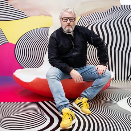 German sculptor and artist Tobias Rehberger likes to explore what art is and how it differs from design. Photo: Galleria Continua