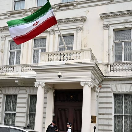 The Iranian Embassy in London. Photo: AFP