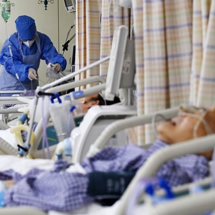 A hospital ward in Beijing, where researchers estimate more than 90 per cent of the population will have been infected by the end of the month. Photo: Xinhua