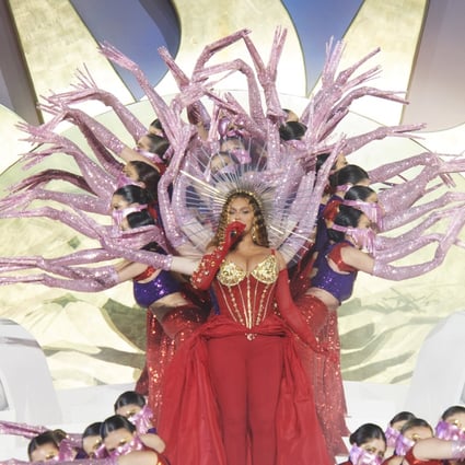 Beyoncé performs at the launch party for Dubai’s latest luxury resort, Atlantis The Royal. Photo: 
Getty Images for Atlantis The Royal