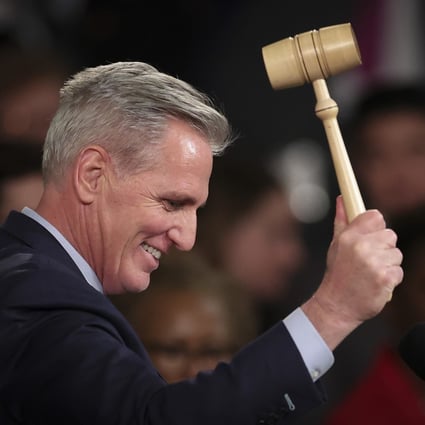 US House Speaker Kevin McCarthy has named the 13 Republican representatives who will serve on the new select committee on China. Photo: AFP/Getty Images/TNS