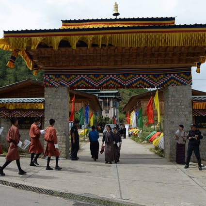 Students at the Royal University of Bhutan in Thimphu. China has previously offered Bhutan a “swap” of the disputed territories as part of negotiations to resolve their border feud. Photo: AFP 