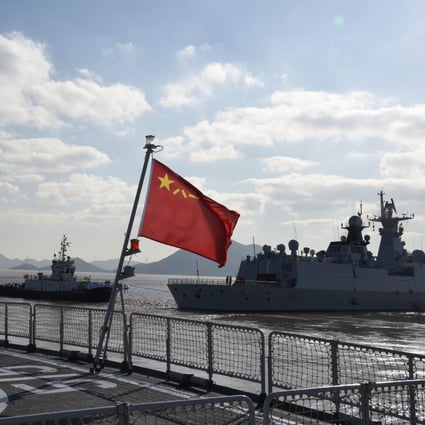 PLA Navy ships leave port in Zhoushan, Zhejiang province, on December 20 for a joint drill with Russian vessels in nearby waters. Photo: Xinhua
