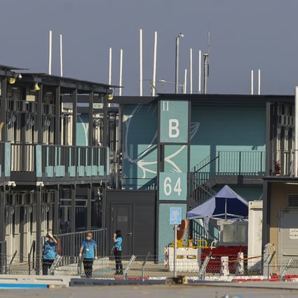 The isolation facility at Penny’s Bay on Lantau Island. Photo: Dickson Lee