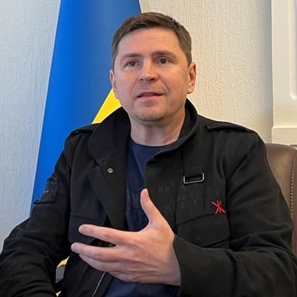 Mykhailo Podolyak, a political adviser to Ukraine’s President Volodymyr Zelensky. Photo: Reuters