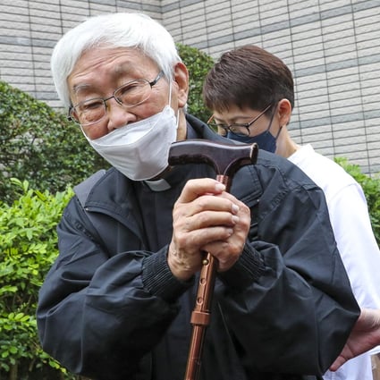 Retired Hong Kong Catholic leader Cardinal Joseph Zen has been admitted to hospital with breathing difficulties. Photo: Sam Tsang