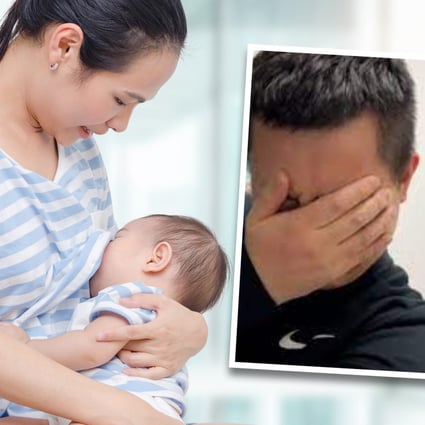 A moving video of a drunk husband in tears as he pleads for his wife’s parents to convince her to stop breastfeeding because of the strain on her touches millions in China. Photo: SCMP Composite/Handout