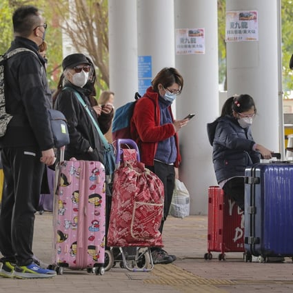 ‘Lessons learned’: John Lee on Hong Kong Covid policy ahead of full border reopening 2 Travellers arrive in Hong Kong from mainland China at the Shenzhen Bay checkpoint. Photo: Jelly Tse