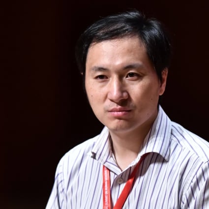 The scientific community has questioned the ethics of an experiment that Chinese scientist He Jiankui, seen here in a 2018 photo, went to jail for. Photo: AFP