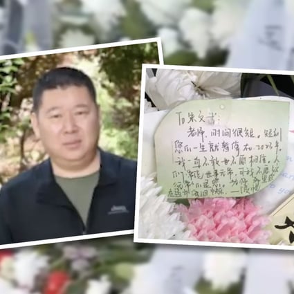 Two decades of secret generosity towards his students has come to light following the sudden death of a Chinese teacher just before the Lunar New Year holidays. Photo: SCMP composite