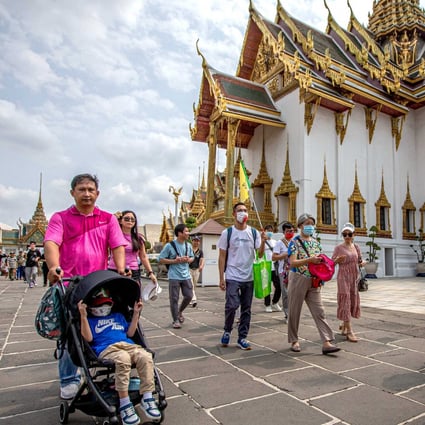 Hong Kong and Macau lead Asia travel recovery, as Chinese tourists return 2 Chinese tourists visit the Grand Palace in Bangkok, Thailand. Photo: Xinhua