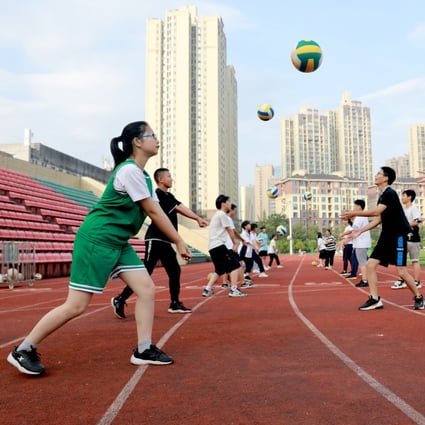 After the latest Covid wave, some Chinese cities have suspended physical education tests for children ahead of the high school entrance exams. Photo: Xinhua