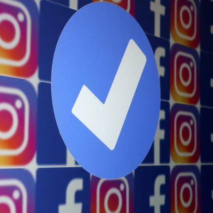 A blue verification badge and the logos of Facebook and Instagram are seen in this picture illustration taken on January 19, 2023. Photo: Reuters