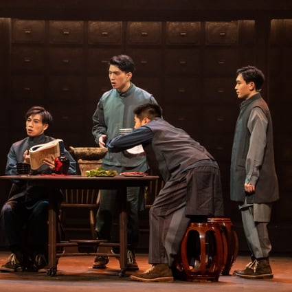 A scene from Yat-sen featuring the “Four Bandits” influential in the 1911 Chinese revolution. The musical showcases impressive Hong Kong talent, but is tainted by its chauvinistic interpretation of history.  Photo: Carmen So