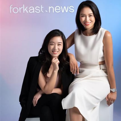 Forkast Labs co-founders Sarah Chang, left, and Angie Lau. Photo: Handout