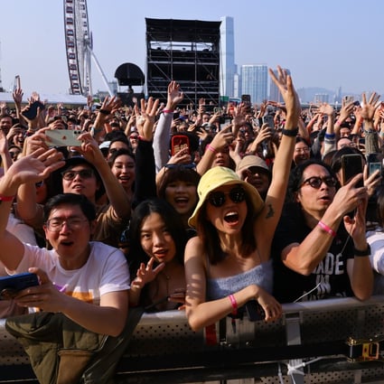 Hong Kong’s largest outdoor music festival, held at the Central Harbourfront, returned on March 3-5 after a four-year hiatus. Photo: Dickson Lee