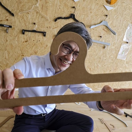Paul Tai, regional director Asia ex-India, for Mainetti, the world’s largest clothes hanger supplier to use sustainable and recycled plastics. Photo: SCMP/May Tse
