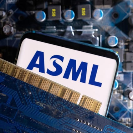ASML’s lithography systems can cost up to US$170 million each and are used to create the circuitry of semiconductors. Photo illustration: Reuters