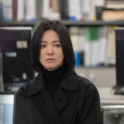 Song Hye-kyo as Moon Dong-eun in a still from The Glory. Part 2 of the Netflix series sees her complete her vendetta against her high-school tormentors. Photo: Graphyoda/Netflix