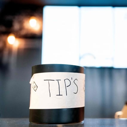 In the United States, a gratuity of around 15 to 20 per cent of the value of a meal is a must, as it often makes up the bulk of the waiter’s salary. Photo: AFP