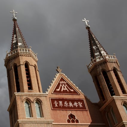 A Catholic underground church in China’s Hebei province. Photo: Reuters