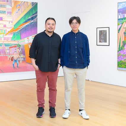 A Hong Kong Fantasy Colourful Moody Paintings By Two Artists Of a-hong-kong-fantasy-colourful-moody-paintings-by-two-artists-of