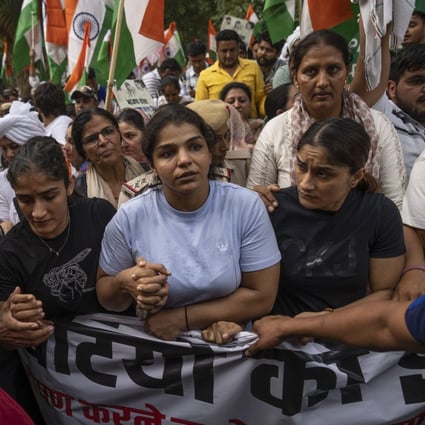 India’s top women wrestlers lead march to demand arrest of sports