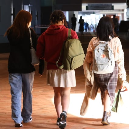 Youngsters at the University of Hong Kong on December 22. The university has temporarily banned students from using ChatGPT. Photo: Dickson Lee