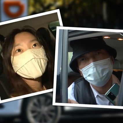 Mainland social media has been shocked by the story of a father and daughter who “hijacked” a ride-sharing car after a row with the driver and refused to leave it for 32 hours. Photo: SCMP composite/Douyin