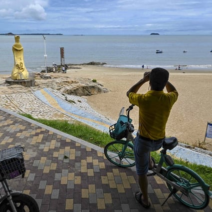 Before the ban in 2020, mainland Chinese tourists would charter buses to visit Quemoy’s historic courtyard houses and military relics dating back to the 1950s just after the Chinese civil war. Photo: AFP