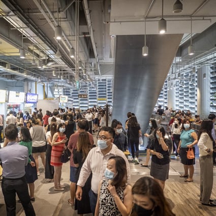 Covid-19 infections in Singapore had peaked at about 4,000 per day before subsiding earlier this month. Photo: Bloomberg