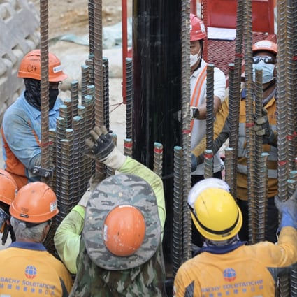 The construction sector is said to be among industries targeted by a new labour import scheme. Photo: Jonathan Wong