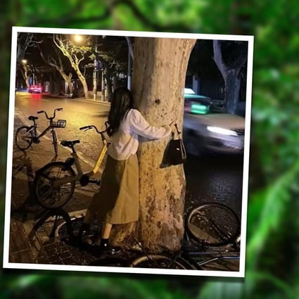 Trunk calling Chinese woman embraces ‘healing’ power of trees by