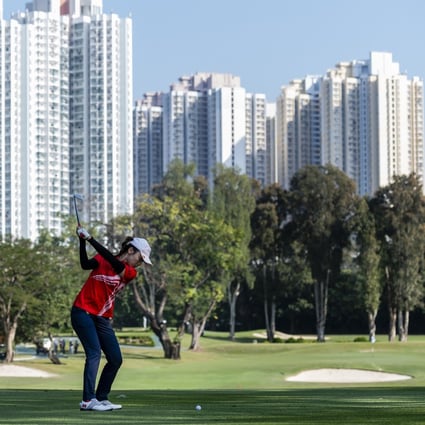 A golfer plays an approach shot at Hong Kong Golf Club in Fanling. The city’s government plans to take back control of a 32-hectare section of the site in September. Photo: Eurasia Sport Images/Getty Images