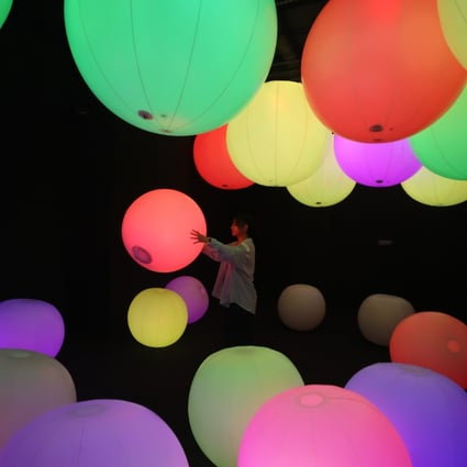 The Instagram-friendly 10,000 sq ft interactive pop-up art display teamLab: Future Park is running at Megabox in Kowloon Bay, Hong Kong until 2024. Above: Lightball Orchestra. Photo: Xiaomei Chen