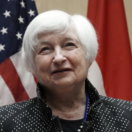 US Secretary of the Treasury Janet Yellen is expected to arrive in Beijing  on Thursday for a four-day China visit. Photo: Abaca Press/TNS