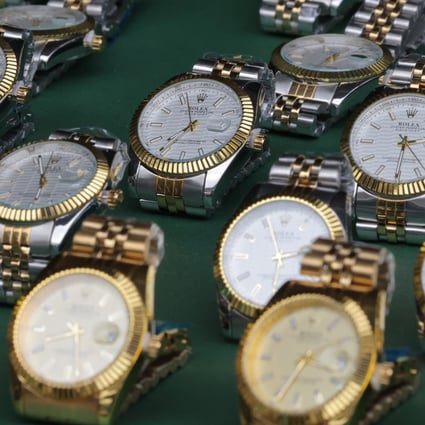 Half of all fake watches Rolex knock-offs – and the replicas are harder to than ever: around 10 per cent pre owned timepiece are now bogus, from Patek Philippe