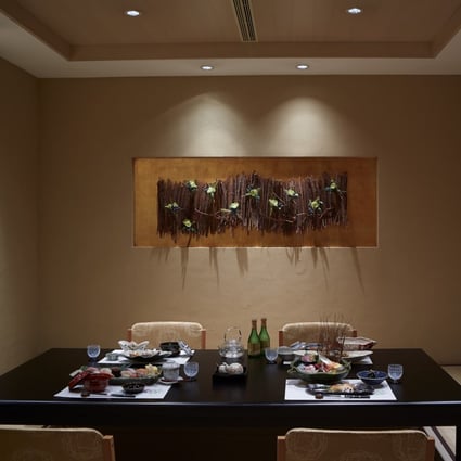 Nadaman’s Japanese feel is heightened by decor incorporating bamboo and wood.
