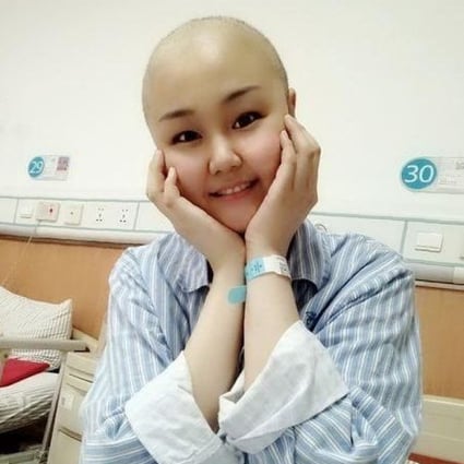 Sun Ying, 21, was diagnosed with Hodgkin’s lymphoma in 2015. Photo: Weibo