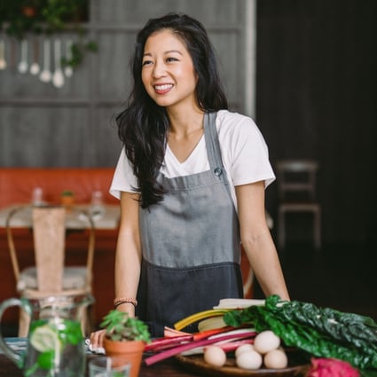 Chef Peggy Chan at Grassroots Pantry in Hong Kong.