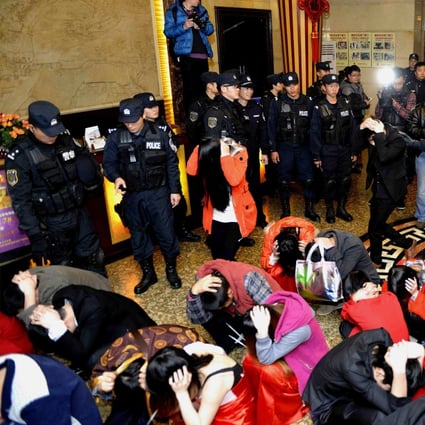 Prostitutes and their clients can be held for up to two years without charge in China. Photo: Reuters