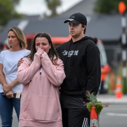 Residents pay their respects for the victims of the mosque attack in Christchurch. Photo: Xinhua