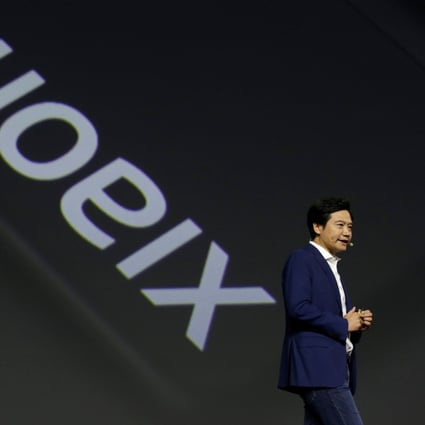 Xiaomi founder, chairman and chief executive Lei Jun speaks at the launch ceremony of the firm’s new flagship smartphone, the Mi 9, in Beijing on February 20, 2019. Photo: Reuters