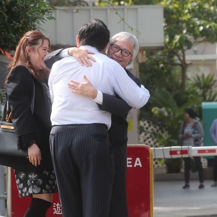 Kwok was released early on Thursday morning. Photo: Sam Tsang