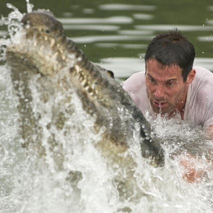 Johnny Messner plays Captain Bill Johnson in a still from Anacondas: The Hunt for the Blood Orchid. The film is one of a number of snake-themed productions Fox Actions Movies will screen in April in collaboration with Nat Geo, whose channels will show nature documentaries to dispel Hollywood myths about the reptiles. Photo: Reuters/Screen Gems
