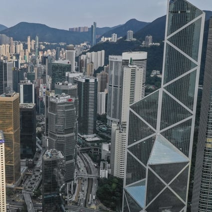 Aerial view of Hong Kong's Central District (CBD). 27SEP18 SCMP / Winson Wong