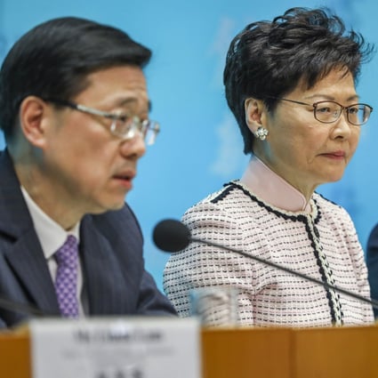 Secretary for Security John Lee and Chief Executive Carrie Lam have moved to allay fears surrounding the proposed extradition agreement. Photo: Sam Tsang